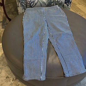 Ladies striped pants, very new wore once